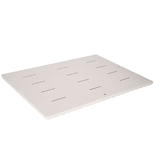 SPRINGOS Waschmaschinen- und Trockner-Unterlage Antirutschmatte 58x60 cm beige Antivibrationsmatte aus Eva-Schaum 2 cm stark Cover