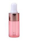 MANY BEAUTY Glasflasche mit Pipette – 3 ml Pipettenflasche für Serum & Öl – Hygienischer Tropfer für Kosmetik & Proben – Leicht & Wiederverwendbar – 1 Stück – Dunkelrosa