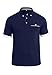 Mens Casual Short Sleeve Summer Polos Plaid Splice Fashion Button Cotton T-Shirt Golf Tennis Tops