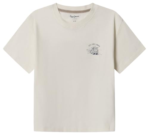 T-shirt Pepe Jeans Sherlock garçon anti-irritation col élastique coton