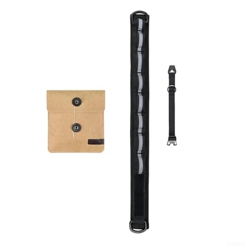 Feeshoppher Canopy Pole Silla colgante y trípode Colgante Set Camping Lanyard (negro)