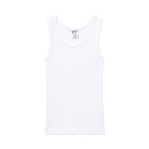 Abanderado Junior AlgodÃ£Â³n Camiseta de tirantes, Blanco, 14 años para Niños