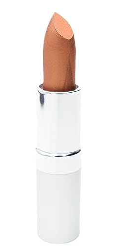 Image of Pure Ziva Copper Glitz Rusty Red Orange Metallic Frosted Lipstick Color Moisturizing Paraben Free, No Animal Testing & Cruelty Free Lip Makeup Color