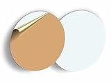 Made in USA by AUTUMN 3.5" Dia Acrylic Clear Circles/Plexiglass Sheet Disc/Blanks Plaque w/Hole, Cra