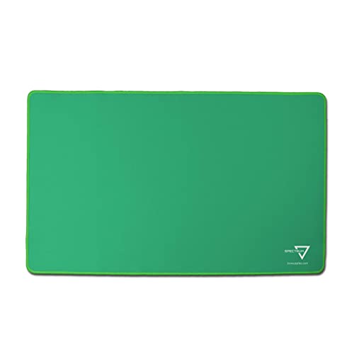 BCW Spectrum Playmat – Green (24" x 14") | Stitched Edges for Durability | Ideal for TCG, Tabletop Gaming & Magic: The Gathering