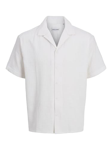 JJEMATTEO Resort - Camiseta SS SN, Blanco, L