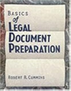 Basics of Legal Document Preparation