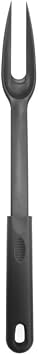 CAC Foodservice Nylon Utensil KUNL-F203 2 Prong Fork Black