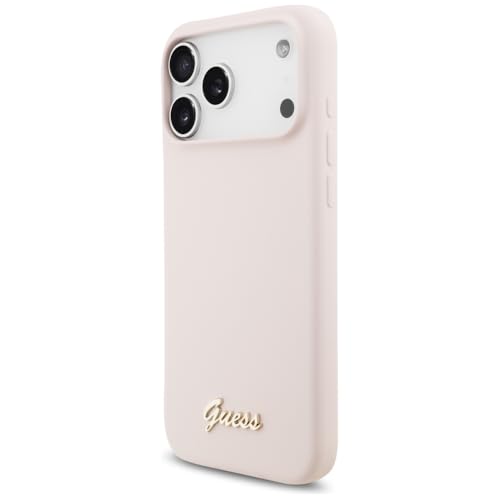 Étui Guess Silicone Script Metal Logo MagSafe pour iPhone 17 Pro Max Neuf - vue 3
