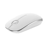 Utilisation durable et économie d'énergie : la souris sans fil offre durabilité et longévité. Le bouton gauche/droite de la souris durera plus de 5 millions de clics. Seule une pile AA (non incluse) est nécessaire pour utiliser cette souris. Avec le mode économie d'énergie, la durée de vie de la batterie peut aller jusqu'à 18 mois.