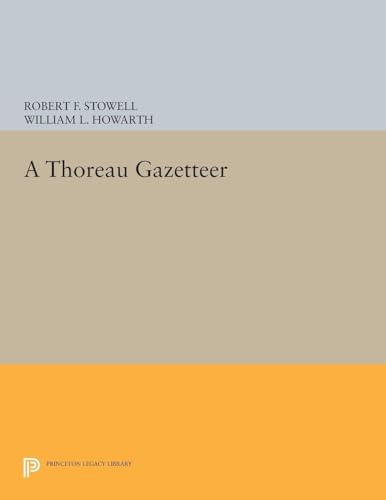 A Thoreau Gazetteer 0691618208 Book Cover
