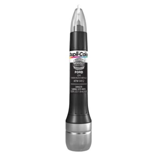 Dupli-Color AFM0412 Scratch Fix All-In-1 Exact-Match Automotive Touch-Up Paint – Ford Tuxedo Black Metallic – Paint Pen, 0.5 Fl Oz (Pack of 1)