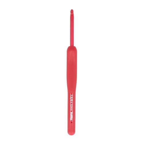 Tulip Etimo Red 4.5 mm Crochet Hook with Soft-Grip Handle, 1 Piece