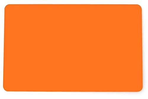 Identity-Plus: Orange Blank PVC Micron 760 Card - Coloured Core (50)