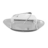 Matériel: acier inoxydable. Beurriers Boîte à plat en acier inoxydable boîte de boîte de rangement en plastique transparent boîte de rangement en plastique de style de rangement for la cuisine for la cuisine Beurriers Conteneur