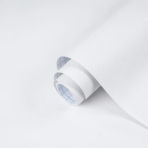 Dimoon 118''x23.6'' Peel and Stick Wallpaper White Contact Paper for