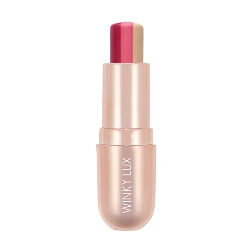 WINKY LUX Strawberry Rose Scented Lip Balm, Hydrating Sheer Pink Tint