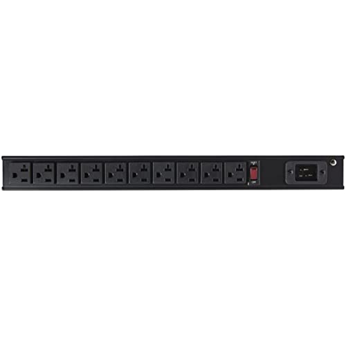 StarTech Multitomas 10 Salidas 125V 16A Rack 1U miniatura 4