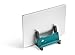 Price comparison product image Durable Vertical Laptop Stand EFFECT - Made from 60 percent Recycled PET Felt - Stylish Laptop Holder with Phone and Tablet Tray - Grey and Dark Green