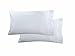 Luxury Ultra-Soft 2-Piece Pillowcase Set 1500 Thread Count Egyptian Quality Microfiber - Double Brushed - 100% Hypoallergenic - Wrinkle Resistant, Standard Size, White