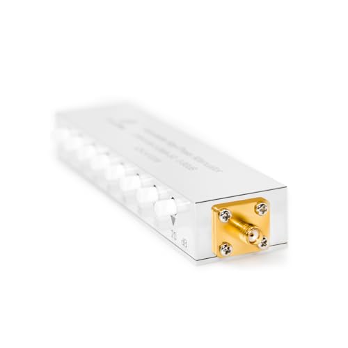 tojoin rf step attenuator step-adjustable attenuator push-button step attenuator sma attenuator 0-90db dc to 25ghz 50 ohm rf attenuator sma female attenuator 1pcs