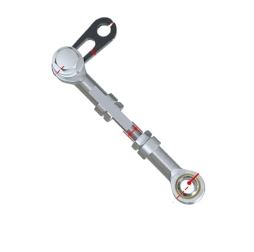 Bras SI6TK tige filetée droite 50 mm résout les vibrations d'axe
