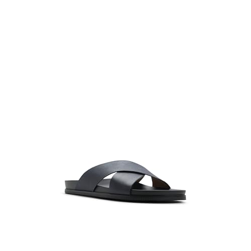Image of Ted Baker Men's Saltburn Leather Cross-strap Flip Flop