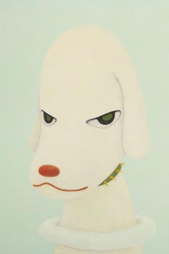Affiche Yoshitomo Nara Chien blanc deco murale salon épuré
