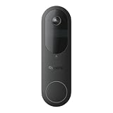 Reolink Video Doorbell (2. Gen), 2K 4MP Akku Türklingel mit Kamera, 1:1 Kopf‑Fuß‑Ansicht, Kabelloser und kabelgebundener Strom, Dual-Band-WLAN, Lokalspeicher ohne Monatsgeb, 2-Wege-Audio, KI-Erkennung