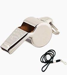 GALY Sports Silver Metal Referee Whistle Extra Loud for Sports, Soccer, Football, Basketball, Coaches, Lifeguards, Emergency Kit, Pack of 2-picture-12