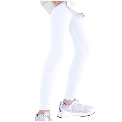 Girls Leggings High Waisted Yoga Pants Teen Girls Workout Athletic Dance Running Basic Leggings Stretch Tights Casual