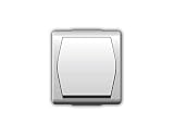 Naka24 - Presa Schuko Hermes 2 IP44, per ambienti umidi, interruttore 1001-00, colore: Bianco