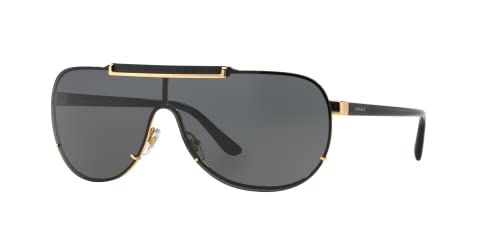 Versace Lunettes de Soleil VE 2140 GOLD/DARK GREY 40/14/135 homme