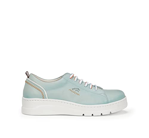 Deportivos Fluchos F1422 Indios Agua Blanco POMPAS de piel cómodos