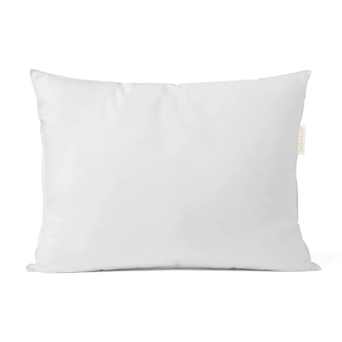 Coyuchi Down Feather Pillow Insert, Medium Support, Standard