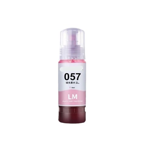 Encre pour imprimante 057 L8050 L18050 rouge clair rechargeable