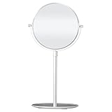 無印良品 ドレッサーマウント アルミコンパクトミラー・大(トレー式) 幅20.5×奥行18×高さ40-51cm 15574940