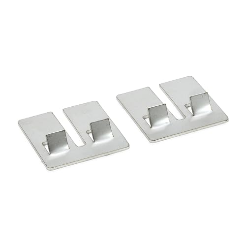Grillrost.com Das Original Adapterklammern passend für Grills der Weber Q100/Q200 Baureihen - zum verwenden zweigeteilter Roste - Edelstahl Grillrost.com Das Original Adapterklammern passend für Grills der Weber Q100/Q200 Baureihen - zum verwenden zweigeteilter Roste - Edelstahl