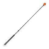 Orange Whip Lightspeed Golf Swing Trainer Aid Patented & Made in USA- Speed Stick Improves Speed, Di