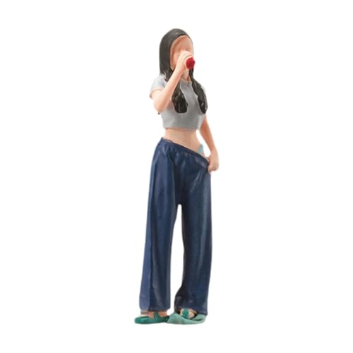 Figurines miniatures de filles 1:64 pour animer vos dioramas vides