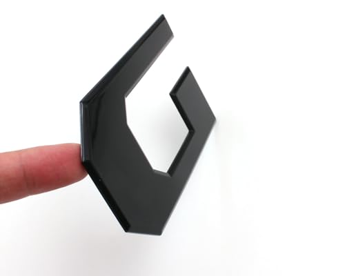 Image of Gloss Black Tailgate Emblem Compatible with 2019-2024 Gladiator