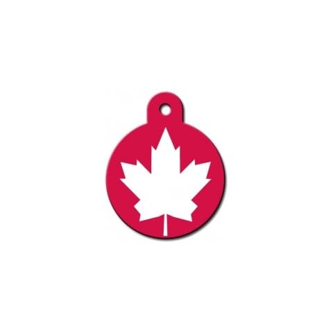National Flags Collection Personalized Custom Engraved Pet ID Tags! (Canadian Maple Leaf) Cover