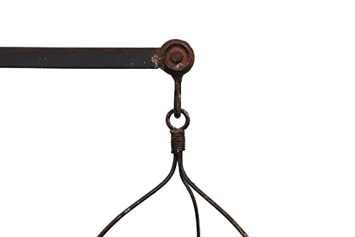Creative Co-Op Decorative Distressed Vintage Metal Scale With Bird Finial, Bronze #TOP6