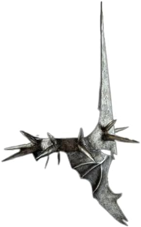 Witch King Halloween Mask Helmet – Antique Finish Fantasy Armor Mask – Fully Wearable Iron Cosplay Helmet for Display & Use – Decorative Movie-Style