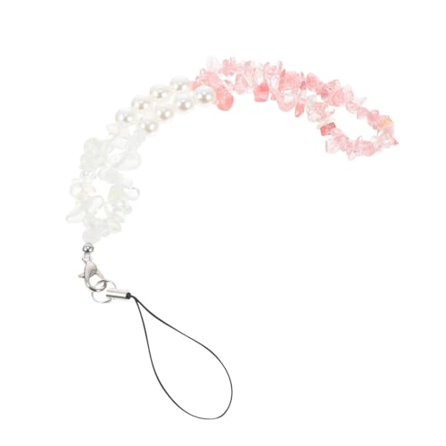 VILLCASE Luxury Pearl Crystal Phone Chain Unique Phone Chain Strap Fashion Enhancement