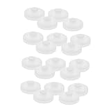 OFFIGAM 40個 入りプラスチック製ダブルベルトプーリー 耐荷重強化プ 軽量設計で車 ロボット 模型用に 多用途対応のトランスミッションホイ