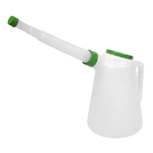 Carafe doseuse d'huile 5 l avec bec flexible vert Sealey JDL5G pour vidange