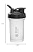 BlenderBottle Classic V2 Shaker Bottle Perfect for Protein Shakes and Pre Workout, 20-Ounce, Clear/Black