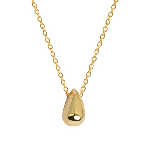 Collier pendentif goutte d'eau pour femmes léger qui ne pèse pas au cou