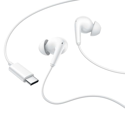 Image of Edifier P230 USB-C Wired Earphones, Hi-Res Audio, 12.4mm Dynamic Driver, IP54 Water Resistant -White